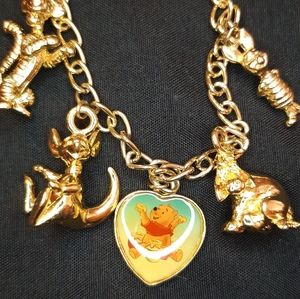 Vintage Winnie The Poo charm bracelet